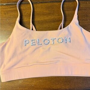 Peloton Light Pink Sports Bra